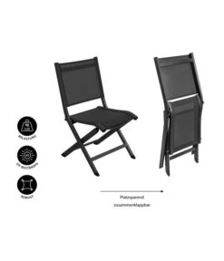 Dehner Klappstuhl Chicago -Garten im Freien 6721054 WE IG 001 BALKONKLAPPSTUHLCHICAGOSchwarz