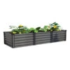 Vitavia Hochbeet Oslo In&Out, Grau/schwarz -Garten im Freien 6722813 WE FS 001 VitaviaHochbeetOsloInandOutNEU