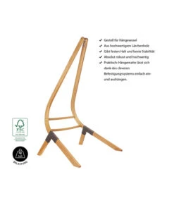 La Siesta Hängesesselgestell Calma Nature 12 La Siesta Hängesesselgestell Calma Nature -Garten im Freien 6743306 WE IG 001 HMStaenderCalmaNature