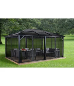Sojag Pavillon Meridien 12x16, Ca. B485/H270/T365 Cm -Garten im Freien 6752737 WE MO 003 PavillionMeridien