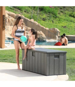 Lifetime Kissenbox Harmony, 570 L -Garten im Freien 6752950 WE MO 003 Kissenbox570LDunkelgrau