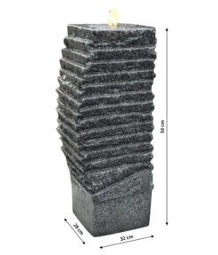 Dehner Granit-Gartenbrunnen Slap, Ca. B32/H50/T28 Cm -Garten im Freien 6753412 WE DE 001 DehnerGranitBrunnenSlap