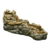 Ubbink Polyresin-Gartenbrunnen Bachlauf Tripani, Ca. B163/H88/T80 Cm -Garten im Freien 6791628 WE FS 001 GartenbrunnenBachlaufTripani