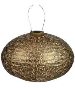 Lumiz Solar-Lampion Oval Ikat, Ca. Ø40/H27 Cm