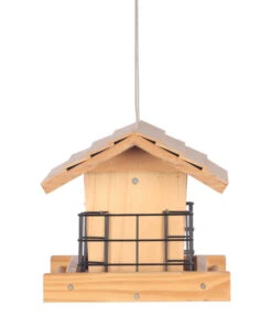 Dehner Natura Futterhaus Aosta, Ca. B28/H17,5/T19 Cm -Garten im Freien 6818769 WE DE 002 NWildvogelFutterhausAosta