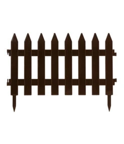 Kunststoff-Beetzaun, 7-teiliges Set