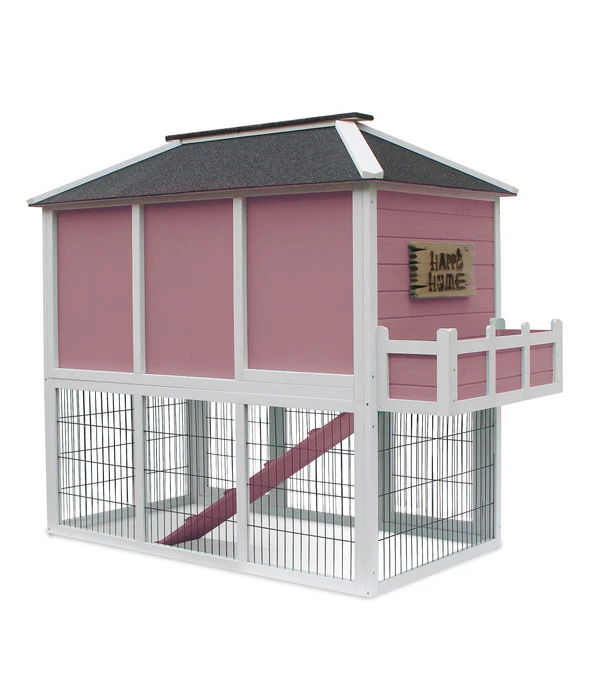 Dehner Nagerheim Happy Home Palazzo, Rotbraun, Ca. B145/H121/T72 Cm 9 Dehner Nagerheim Happy Home Palazzo, Rotbraun, Ca. B145/H121/T72 Cm – Bild 7