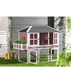 Dehner Nagerheim Happy Home Palazzo, Rotbraun, Ca. B145/H121/T72 Cm 11 Dehner Nagerheim Happy Home Palazzo, Rotbraun, Ca. B145/H121/T72 Cm -Garten im Freien 6838809 WE MO 002 MQNagerheimHappyHomePalazzoRotbraun