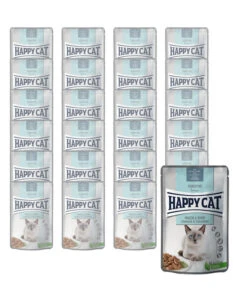 Happy Cat Nassfutter Für Katzen Sensitive Magen & Darm, 24 X 85 G