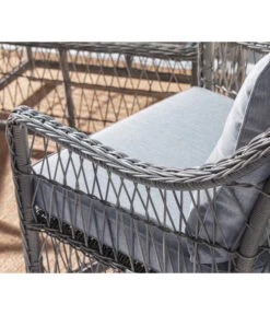 Dehner Geflechtlounge Santos, 4-teilig -Garten im Freien 6875074 WE DE 003 LoungeSantosNEU