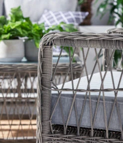 Dehner Geflechtlounge Santos, 4-teilig -Garten im Freien 6875074 WE DE 004 LoungeSantosNEU