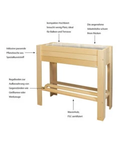 Wagner Hochbeet GreenBOX Light, Ca. B83/H70/T34,5 Cm 9 Wagner Hochbeet GreenBOX Light, Ca. B83/H70/T34,5 Cm -Garten im Freien 6878714 WE IG 001 WagnerHochbeetGreenBoxlight