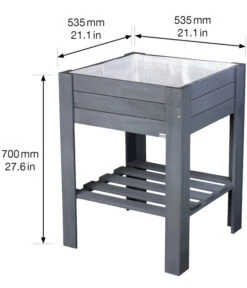 Wagner Hochbeet GreenBOX Light, Ca. B53,5/H70/T53,5 Cm -Garten im Freien 6878821 WE BG 001 WagnerHochbeetGreenboxLightNeu