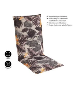 Dehner Hochlehnerpolster Bormio, Ca. B120/H6/T50 Cm -Garten im Freien 6880082 WE IG 001 PolsterBormioHL