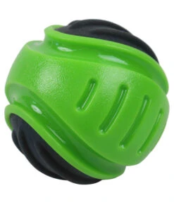 Dehner Wild Nature Hundespielzeug Set Green Football, Stick & Ball, S -Garten im Freien 6881049 WE FS 001 WNHundSpielzeugGruenerBall75mm