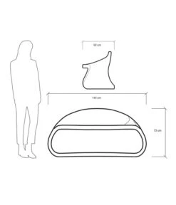 Farmet Kunststoff-Gartensofa For Two -Garten im Freien 6884258 WE DE 001 Sofafortwoelfenbein