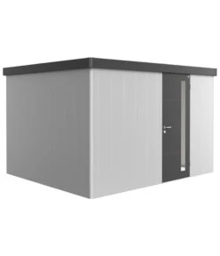 Biohort Gerätehaus Neo 3D, Silber/dunkelgrau