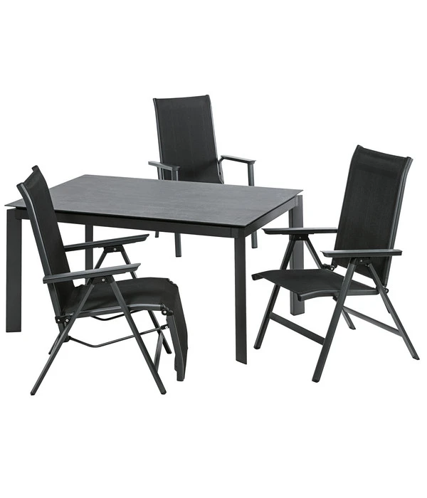 Dehner Stapelstuhl Cleveland, Dunkelgrau 4 Dehner Stapelstuhl Cleveland, Dunkelgrau – Bild 2