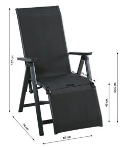 Dehner Relaxsessel Cleveland, Dunkelgrau 12 Dehner Relaxsessel Cleveland, Dunkelgrau -Garten im Freien 6894158 WE BG 001 RelaxsesselClevelandGrauNeu