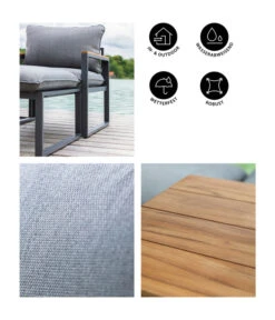 Dehner Balkonset Padua, 5-teilig -Garten im Freien 6894174 WE IG 001 BALKONSETPADUA