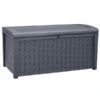 Keter Aufbewahrungsbox Borneo, 416 Liter, Ca. B130/H63/T70 Cm -Garten im Freien 6894935 WE FS 001 Borneo grey