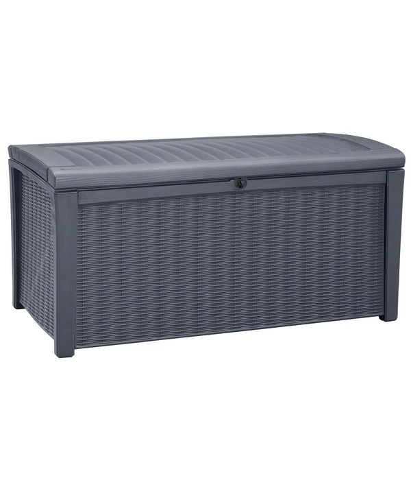 Keter Aufbewahrungsbox Borneo, 416 Liter, Ca. B130/H63/T70 Cm 2 Keter Aufbewahrungsbox Borneo, 416 Liter, Ca. B130/H63/T70 Cm