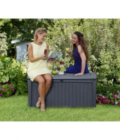 Keter Aufbewahrungsbox Borneo, 416 Liter, Ca. B130/H63/T70 Cm 11 Keter Aufbewahrungsbox Borneo, 416 Liter, Ca. B130/H63/T70 Cm -Garten im Freien 6894935 WE MO 003 KeterAufbewahrungsbox