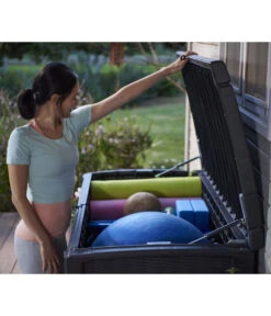 Keter Aufbewahrungsbox Borneo, 416 Liter, Ca. B130/H63/T70 Cm 12 Keter Aufbewahrungsbox Borneo, 416 Liter, Ca. B130/H63/T70 Cm -Garten im Freien 6894935 WE MO 005 KeterMuelltonnenbox