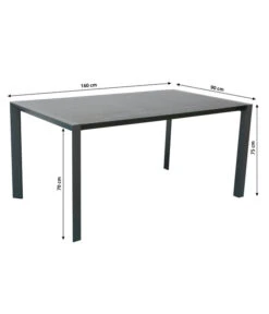 Dehner Alutisch Cleveland, Ca. B160/H75/T90 Cm -Garten im Freien 6895353 WE BG 001 AlutischCleveland