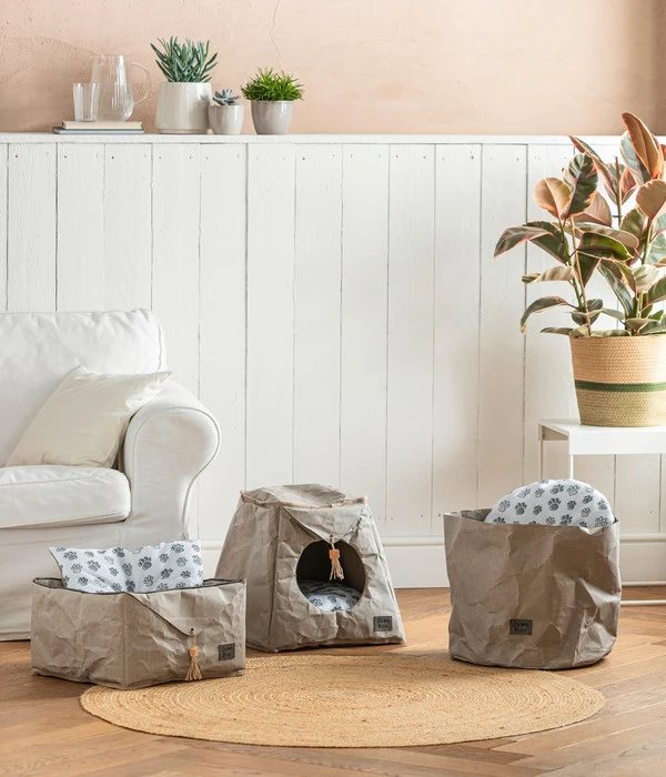 Dehner Lieblinge Kuschelbett Dream Team Paper Place, Ca. Ø41/H37 Cm 4 Dehner Lieblinge Kuschelbett Dream Team Paper Place, Ca. Ø41/H37 Cm – Bild 2