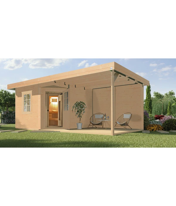 Weka Saunahaus Salo 2, Ca. B646/H237/T338 Cm 4 Weka Saunahaus Salo 2, Ca. B646/H237/T338 Cm – Bild 2