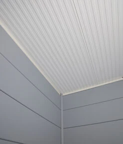 Wolff Finnhaus Metallgerätehaus Eleganto 2424, Inkl. Seitendach Rechts, Ca. B541/H227/T259 Cm -Garten im Freien 6927578 WE DE 009 FinnhausEleganto