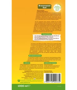 Solabiol® Brennnessel Sud, 1 L 9 Solabiol® Brennnessel Sud, 1 L -Garten im Freien 6938054 WE DE 001 SolabiolBrennnesselSud