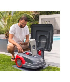 AL-KO Garage Für Mähroboter Robolinho 9 AL-KO Garage Für Mähroboter Robolinho -Garten im Freien 6943120 WE MO 001 Robogarage