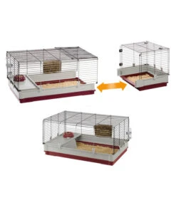 Ferplast Nagerheim Krolik 140, Ca. B142/H50/T60 Cm -Garten im Freien 6953186 WE DE 002 FerplastNagerKKrolik140