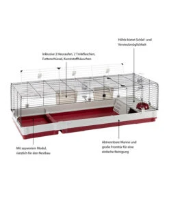 Ferplast Nagerheim Krolik 160, Ca. B162/H50/T60 Cm -Garten im Freien 6953202 WE IG 003 FerplastNagerKKrolik160