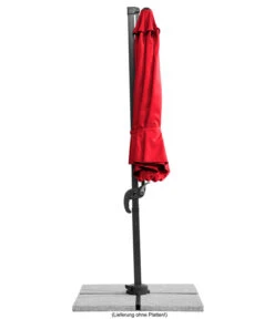 Schneider Ampelschirm Rhodos Junior, Rund, Ca. Ø300 Cm -Garten im Freien 6953574 WE DE 004 SchneiderAmpelschirmRhodosJunior300cmrot