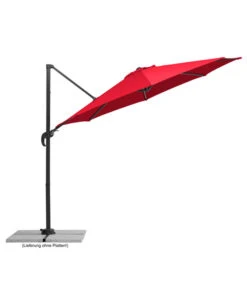 Schneider Ampelschirm Rhodos Junior, Rund, Ca. Ø300 Cm -Garten im Freien 6953574 WE FS 002 SchneiderAmpelschirmRhodosJunior300cmrot