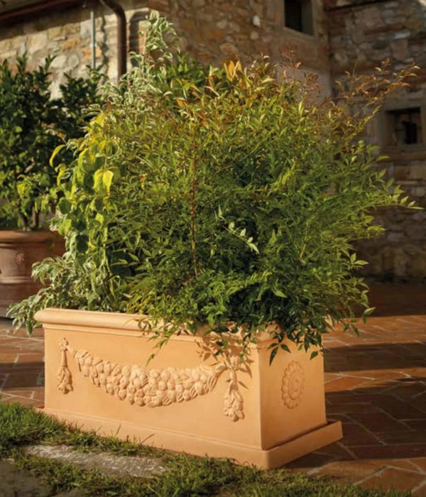 Farmet New Kunststoff-Kasten Impruneta, Rechteckig, Terrakotta Inkl. Untersetzer 5 Farmet New Kunststoff-Kasten Impruneta, Rechteckig, Terrakotta Inkl. Untersetzer – Bild 3