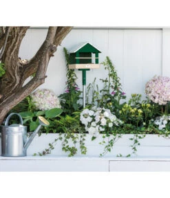 Dehner Natura Vogelfutterhaus CLiCK, Ca. B25/H23/24T Cm -Garten im Freien 6968325 WE MO 002 NaturaClickVogelfutterhaus