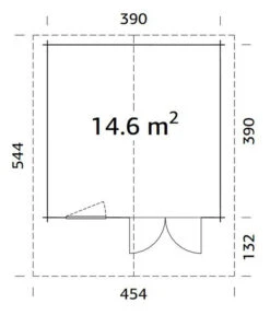 Palmako Gartenhaus Britta -Garten im Freien 6974166 WE BG 001 PalmakoGartenhausBritta