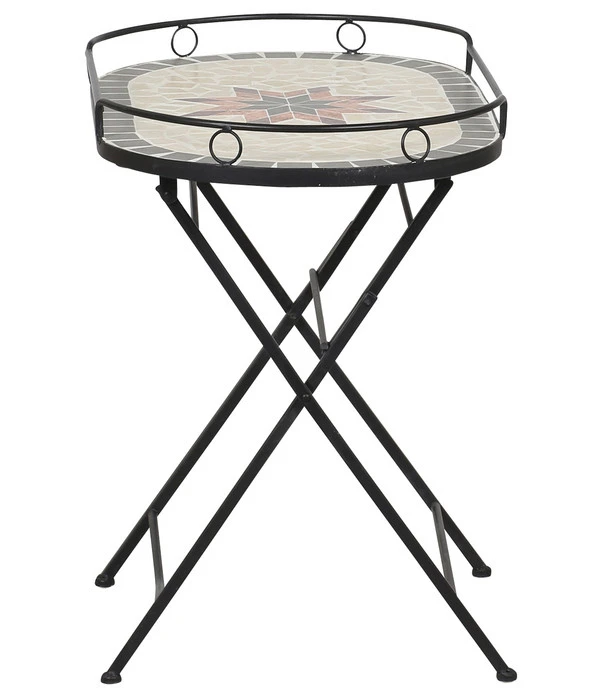 Siena Garden Mosaikserviertisch Stella, Ca. B68/H60/T41 Cm 4 Siena Garden Mosaikserviertisch Stella, Ca. B68/H60/T41 Cm – Bild 2