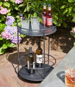 Siena Garden Beistelltisch Siero, Ca. Ø42/H74 Cm -Garten im Freien 6986681 WE MO 001 SieroBeistelltisch