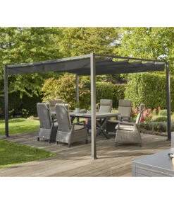 Siena Garden Sonnendach Sky, Anthrazit, Ca. B400/T300 Cm -Garten im Freien 6987796 WE MO 001 SienaGardenSonnendachSky