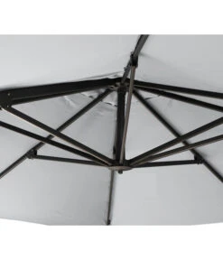 Siena Garden Ampelschirm Sunset N+, Quadratisch, Ca. B300/T300 Cm -Garten im Freien 6988075 WE DE 005 SienaGardenAmpelschirmSunsetN300x300cmGrau