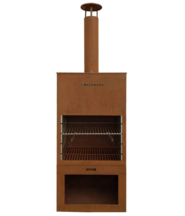 Westmann Grillkamin, Ca. B41/H229/T70 Cm 3 Westmann Grillkamin, Ca. B41/H229/T70 Cm
