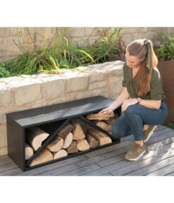 Westmann Kaminholzregal 7 Westmann Kaminholzregal -Garten im Freien 6992614 WE MO 002 Kaminholzregal104x34x40