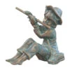Rottenecker Bronze-Flötenspieler Hans, 17 X 14,4 X 15 Cm -Garten im Freien 951863 WE FS 001 RotteneckerBronzeFloetenspielerHans17x14x15cmBronzefigur